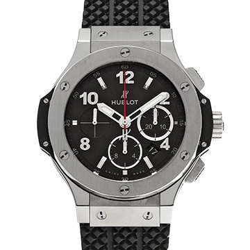 ウブロ ビッグバン スチール 301.SX.130.RX マットブラック メンズ 時計 【中古】【wristwatch】