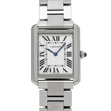 カルティエ タンク ソロ SM W5200013 シルバー レディース 時計 【中古】【wristwatch】