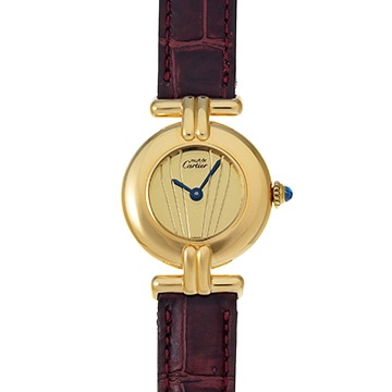 カルティエ マスト コリゼ ヴェルメイユ SM 590002 シャンパン レディース 時計 【中古】【wristwatch】