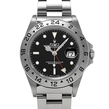 ロレックス エクスプローラーII 16570 ブラック メンズ 時計 【中古】【wristwatch】