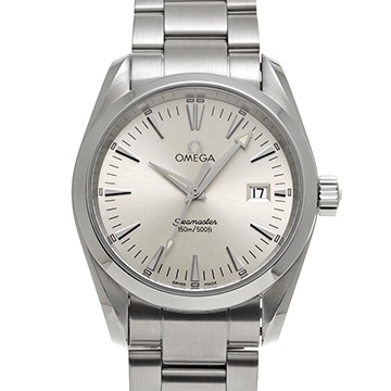 オメガ シーマスター アクアテラ クォーツ 2518.30 シルバー メンズ 時計 【中古】【wristwatch】