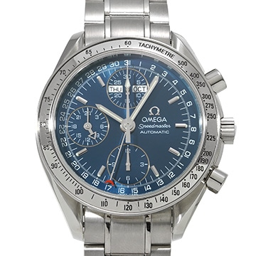 オメガ スピードマスター トリプルカレンダー 3523.80 ブルー メンズ 時計 【中古】【wristwatch】