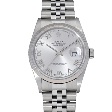 ロレックス デイトジャスト 16234 グレー メンズ 時計 【中古】【wristwatch】