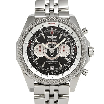 ブライトリング ベントレー スーパースポーツ A266B22SP ブラック/シルバー メンズ 時計 【中古】【wristwatch】