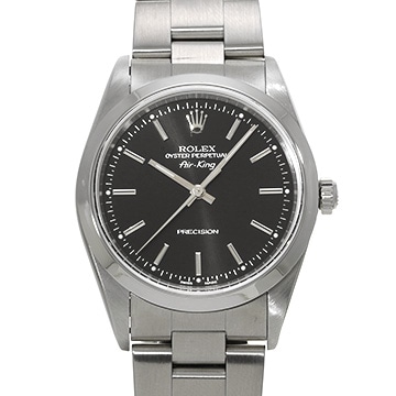 ロレックス エアキング 14000M ブラック メンズ 時計 【中古】【wristwatch】