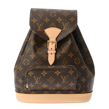 ルイ ヴィトン モノグラム モンスリ MM ブラウン M51136 モノグラムキャンバス レディース バッグ 【中古】【bag】