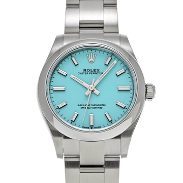 ロレックス オイスターパーペチュアル 31 277200 ターコイズブルー ユニセックス 時計 【中古】【wristwatch】