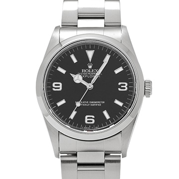 ロレックス エクスプローラー 14270 ブラック メンズ 時計 【中古】【wristwatch】