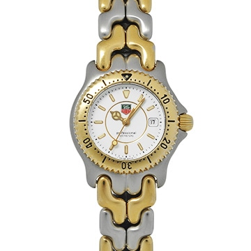 タグ ホイヤー セル プロフェッショナル 200 WG1322-R0 ホワイト レディース 時計 【中古】【wristwatch】