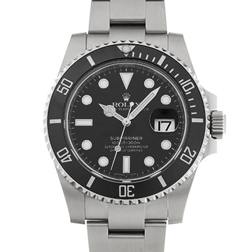 ロレックス サブマリーナ デイト 116610LN ブラック メンズ 時計 【中古】【wristwatch】