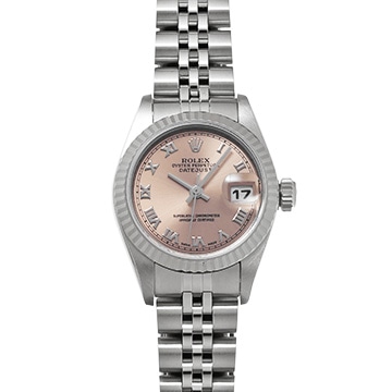 ロレックス デイトジャスト 79174 ピンク レディース 時計 【中古】【wristwatch】