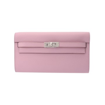 エルメス ケリーウォレット ロングトゥーゴー モーヴジルベストル ユニセックス バッグ 【中古】【bag】
