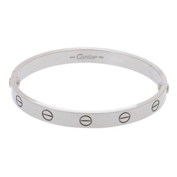 カルティエ ラブブレスレット #16 旧型 シルバー K18ホワイトゴールド WG レディース ジュエリー 【中古】【jewelry】