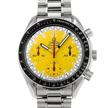オメガ スピードマスター レーシング ミハエル・シューマッハ 3510.12 イエロー メンズ 時計 【中古】【wristwatch】