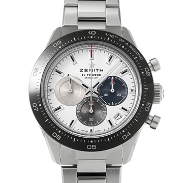 ゼニス クロノマスター スポーツ エル・プリメロ 03.3100.3600/69.M3100 ホワイト メンズ 時計 【中古】【wristwatch】