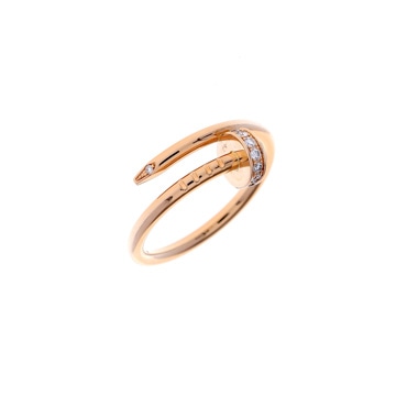 カルティエ ジュストアンクルリング SM #48  ゴールド K18ピンクゴールド PG レディース ジュエリー 【中古】【jewelry】