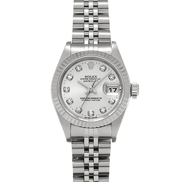 ロレックス デイトジャスト 79174G シルバー/ダイヤモンド レディース 時計 【中古】【wristwatch】