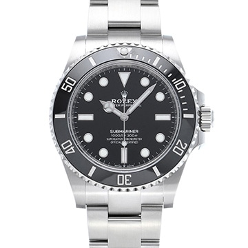 ロレックス サブマリーナ 124060 ブラック メンズ 時計 【中古】【wristwatch】