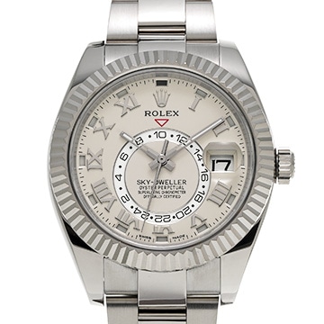 ロレックス スカイドゥエラー 326939 アイボリー メンズ 時計 【中古】【wristwatch】