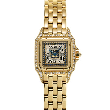 カルティエ パンテール WF3084B9 シルバー/ダイヤモンド レディース 時計 【中古】【wristwatch】