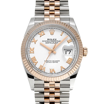 ロレックス デイトジャスト 36 126231 ホワイト メンズ 時計 【中古】【wristwatch】