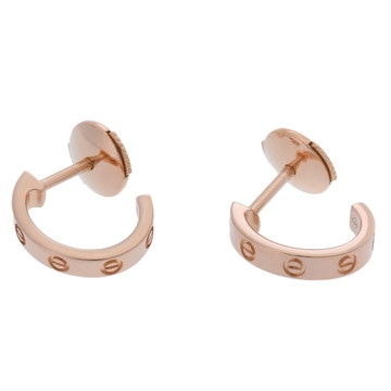 カルティエ ミニラブ ピアス ゴールド K18ピンクゴールド PG レディース ジュエリー 【中古】【jewelry】