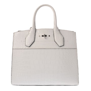 ルイ ヴィトン シティスティーマー MM ホワイト クロコダイル レディース バッグ 【中古】【bag】