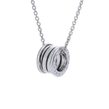 ブルガリ B-ZERO1 ネックレス シルバー K18ホワイトゴールド WG レディース ジュエリー 【中古】【jewelry】