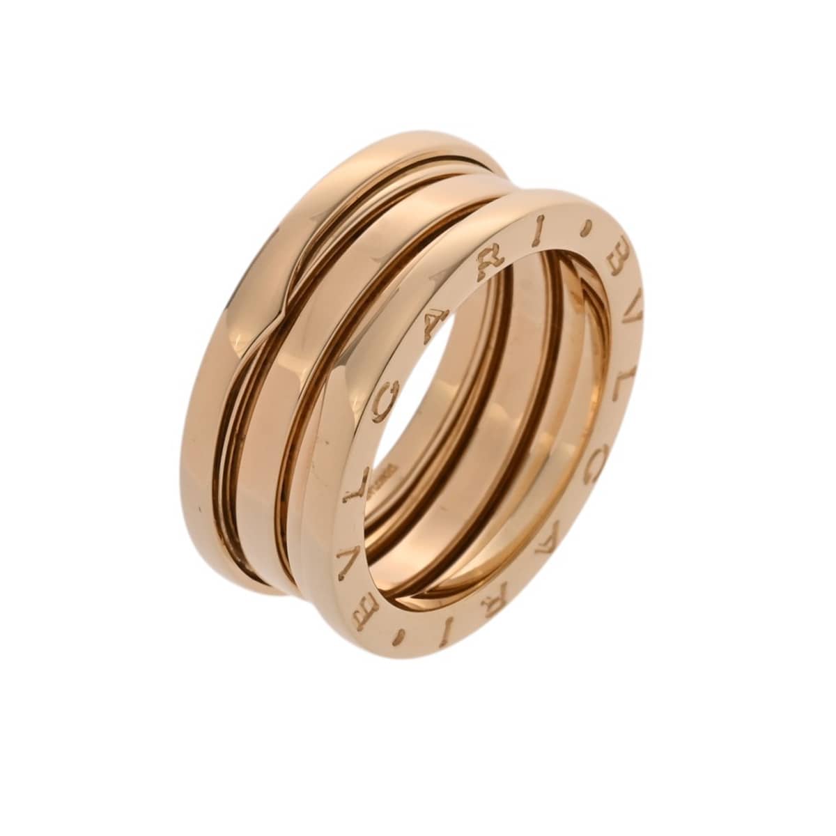 ブルガリ B-ZERO1 リング #54 ゴールド K18ゴールド YG レディース ジュエリー 【中古】【jewelry】