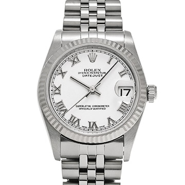 ロレックス デイトジャスト 78274 ホワイト ユニセックス 時計 【中古】【wristwatch】