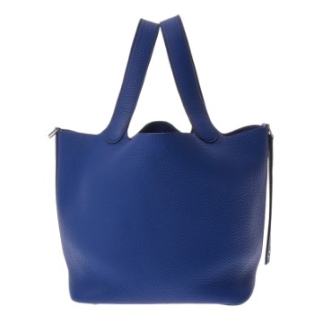 エルメス ピコタンロック MM ブルーロワイヤル トリヨンクレマンス レディース バッグ 【中古】【bag】