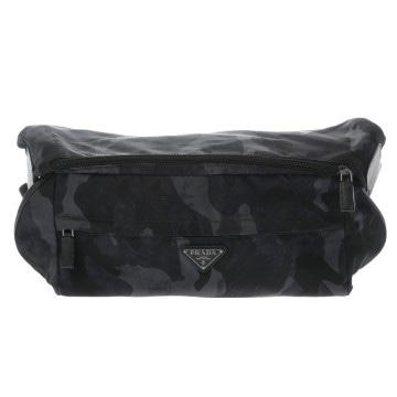 プラダ カモフラージュ ショルダーバッグ マルチカラー ナイロン レディース バッグ 【中古】【bag】