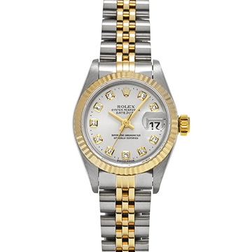 ロレックス デイトジャスト 69173G シルバー/ダイヤモンド レディース 時計 【中古】【wristwatch】