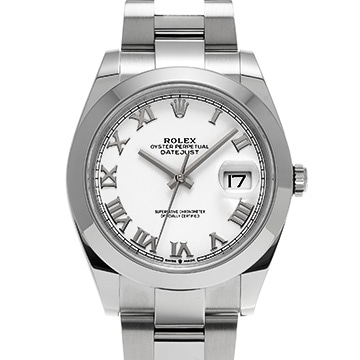ロレックス デイトジャスト 41 126300 ホワイト メンズ 時計 【中古】【wristwatch】