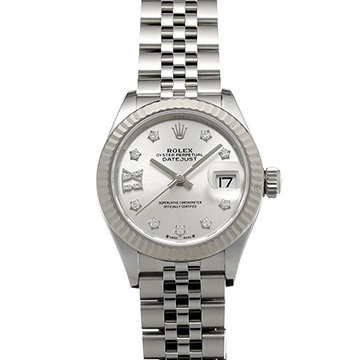 ロレックス レディ デイトジャスト 28 279174G シルバー/ダイヤモンド レディース 時計 【中古】【wristwatch】