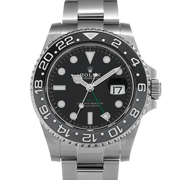 ロレックス GMTマスター II 126710GRNR ブラック メンズ 時計 【未使用】【wristwatch】