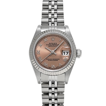ロレックス デイトジャスト 79174 ピンク レディース 時計 【中古】【wristwatch】