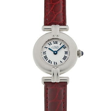 カルティエ マスト コリゼ ヴェルメイユ SM W1001665 ホワイト レディース 時計 【中古】【wristwatch】