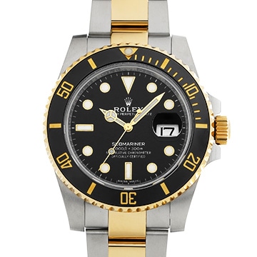 ロレックス サブマリーナ デイト 116613LN ブラック メンズ 時計 【中古】【wristwatch】