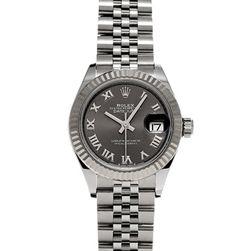 ロレックス レディ デイトジャスト 279174 ダークグレー レディース 時計 【中古】【wristwatch】
