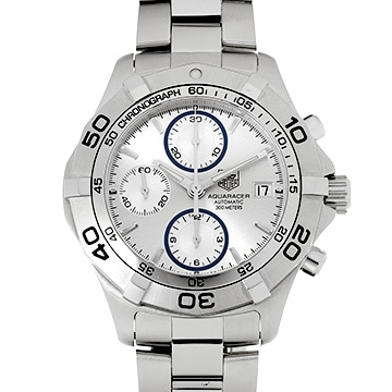 タグ ホイヤー アクアレーサー クロノグラフ CAF2111.BA0809 シルバー メンズ 時計 【中古】【wristwatch】