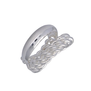 エルメス ブックルセリエ アンフレクシブル リング　#53 シルバー シルバー925 レディース ジュエリー 【中古】【jewelry】