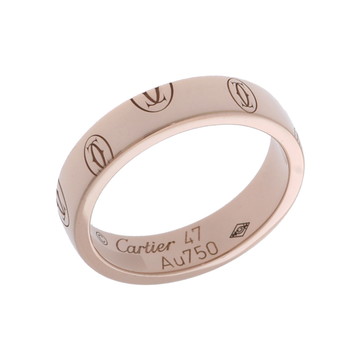 カルティエ ハッピーバースデー リング #47 ゴールド B4051147 K18ピンクゴールド PG レディース ジュエリー 【中古】【jewelry】
