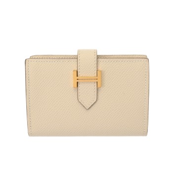 エルメス ベアン ミニ コンパクト財布 クレ ヴォーエプソン レディース 【中古】【other】