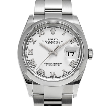 ロレックス デイトジャスト 36 126200 ホワイト メンズ 時計 【中古】【wristwatch】