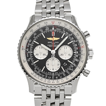 ブライトリング ナビタイマー B01 クロノ 46 AB012721/BD09 ブラック/シルバー メンズ 時計 【中古】【wristwatch】