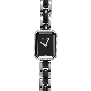 シャネル プルミエール セラミック H2163 ブラックラッカー レディース 時計 【中古】【wristwatch】