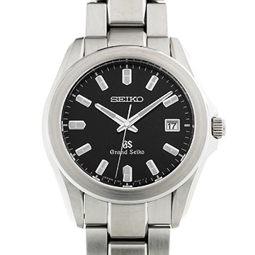 グランドセイコー クォーツ SBGF021 ブラック メンズ 時計 【中古】【wristwatch】