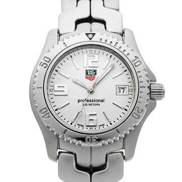 タグ ホイヤー リンク デイト WT1214 ホワイト レディース 時計 【中古】【wristwatch】