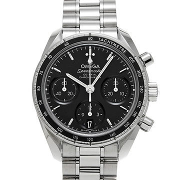 オメガ スピードマスター 38 コーアクシャル 324.30.38.50.01.001 ブラック メンズ 時計 【中古】【wristwatch】